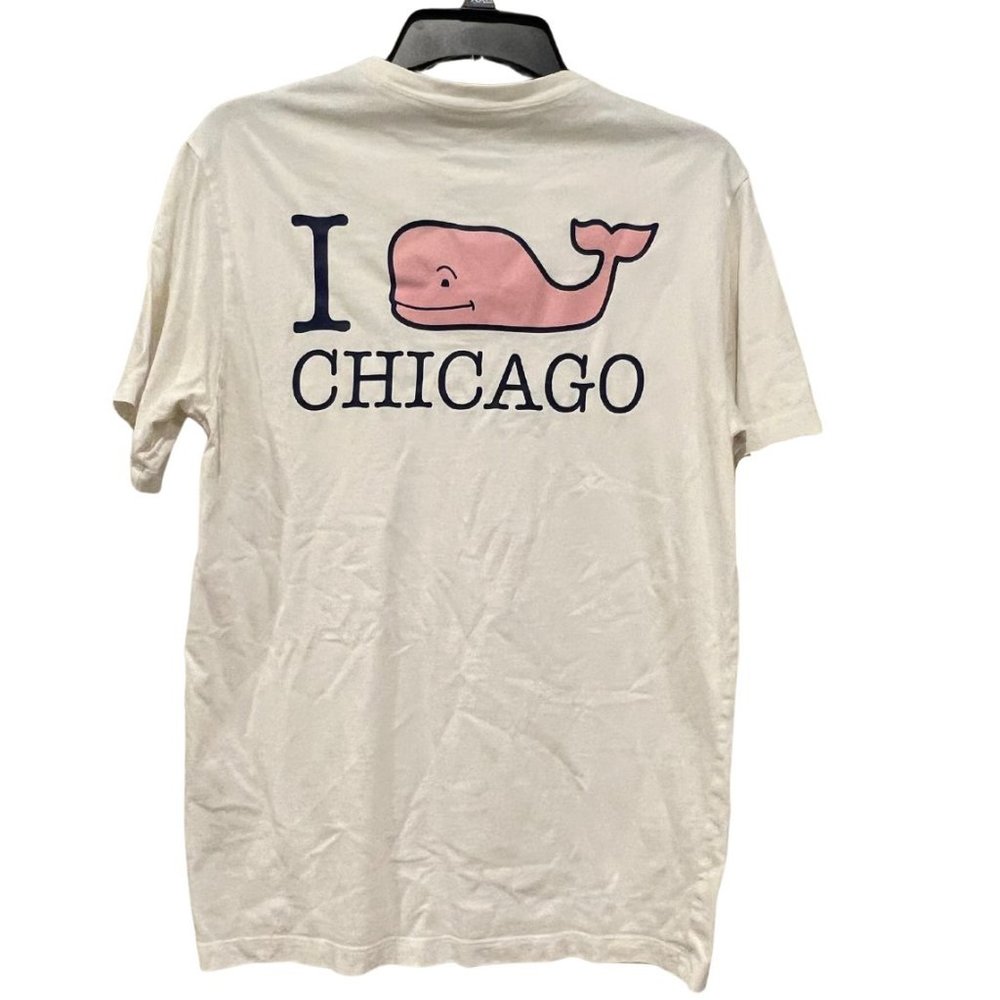 Vineyard Vines White Chicago T-Shirt - Size XS - Excellent Condition